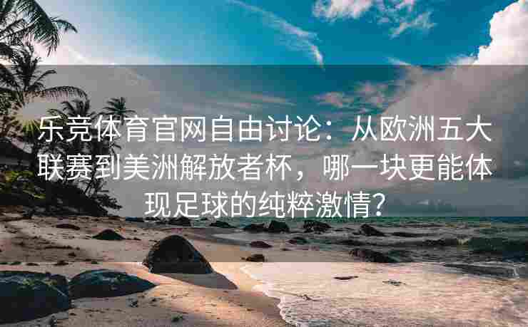 乐竞体育官网自由讨论：从欧洲五大联赛到美洲解放者杯，哪一块更能体现足球的纯粹激情？