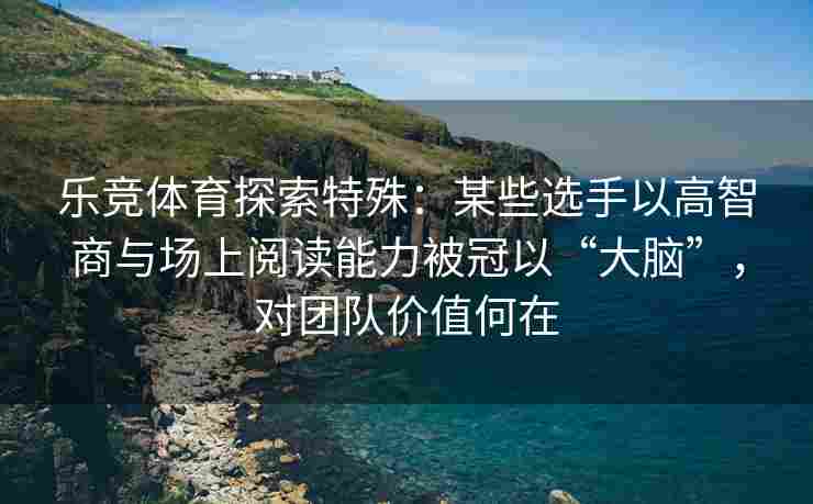 乐竞体育探索特殊：某些选手以高智商与场上阅读能力被冠以“大脑”，对团队价值何在